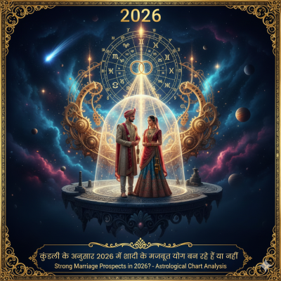 कुंडली के अनुसार 2026 में शादी के मजबूत योग बन रहे हैं या नहीं